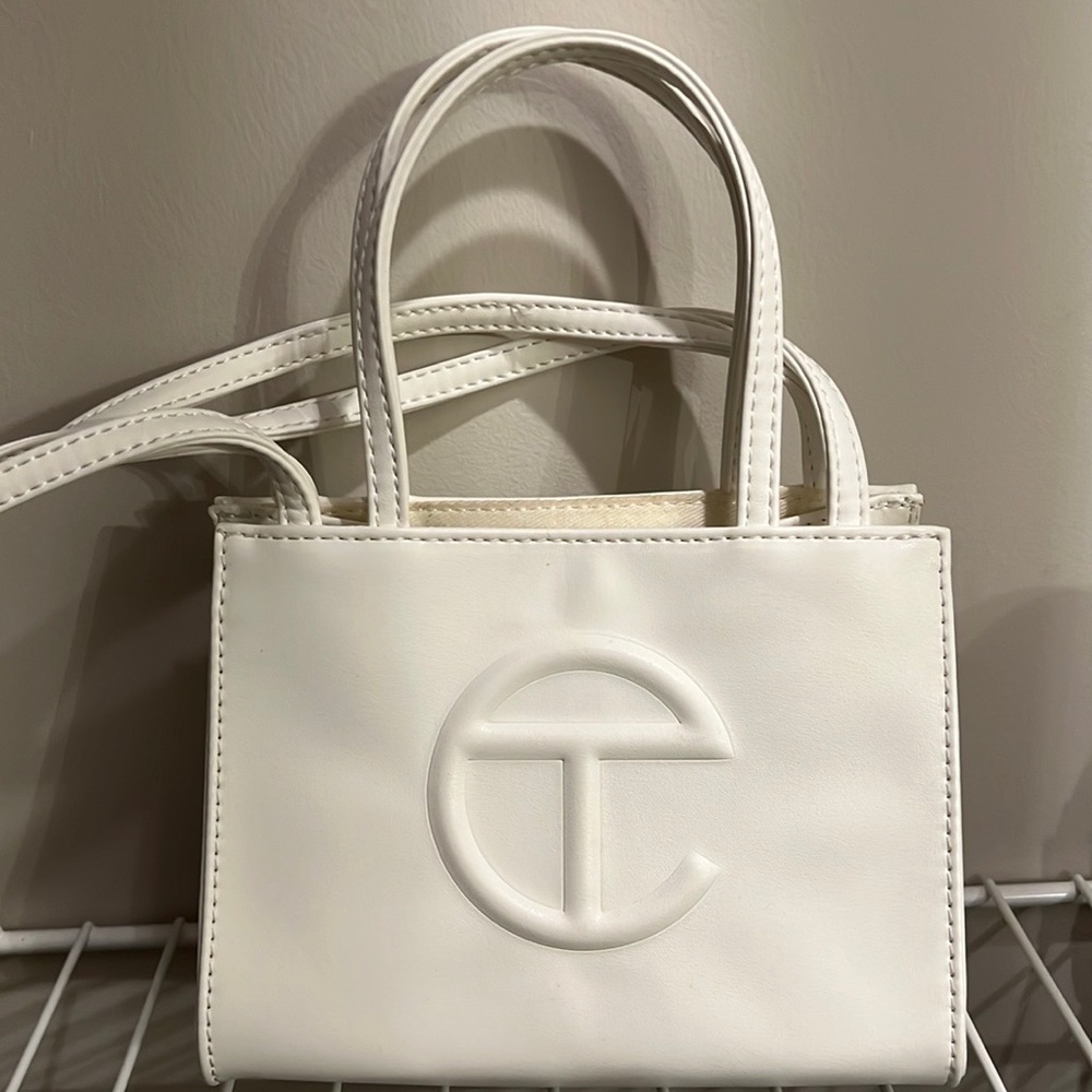 Telfar Small White Bag